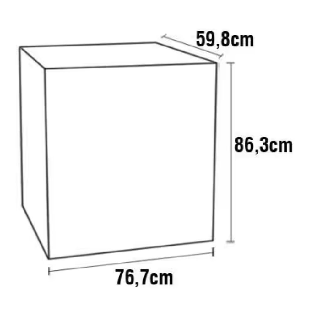 Fogão Esmaltec Ágata 5 Bocas 5062 Branco