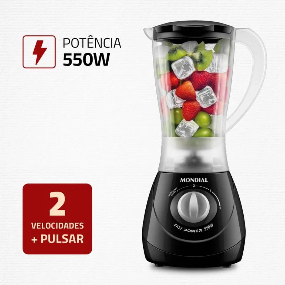 Liquidificador Mondial L-550B Preto