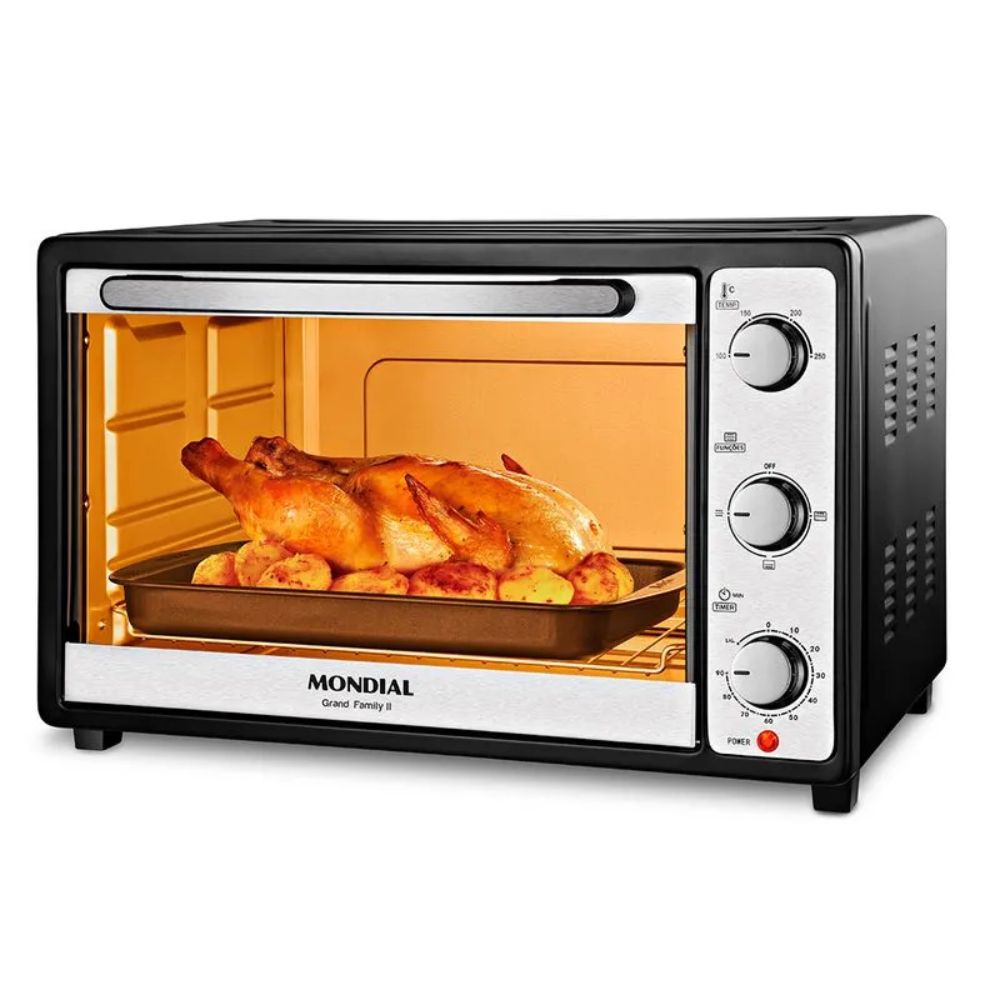  Forno Elétrico Mondial Grand Family II FR-52 52L