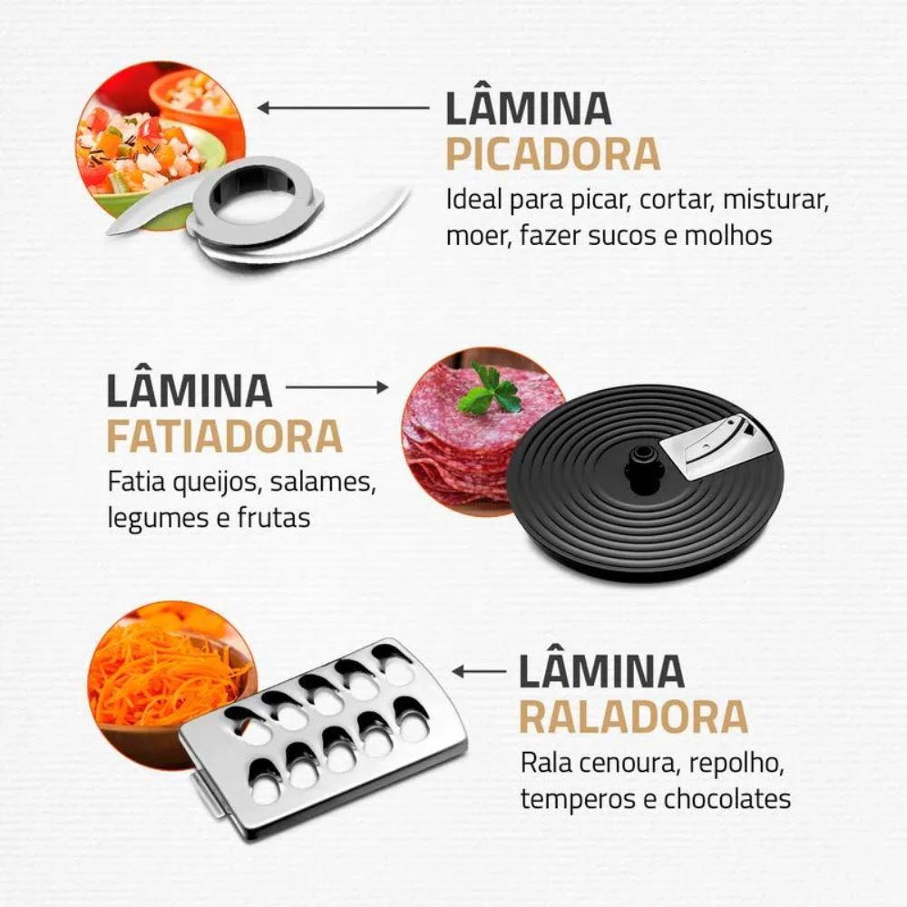 Multiprocessador Turbo Chef 5 em 1 Mondial MPN-01
