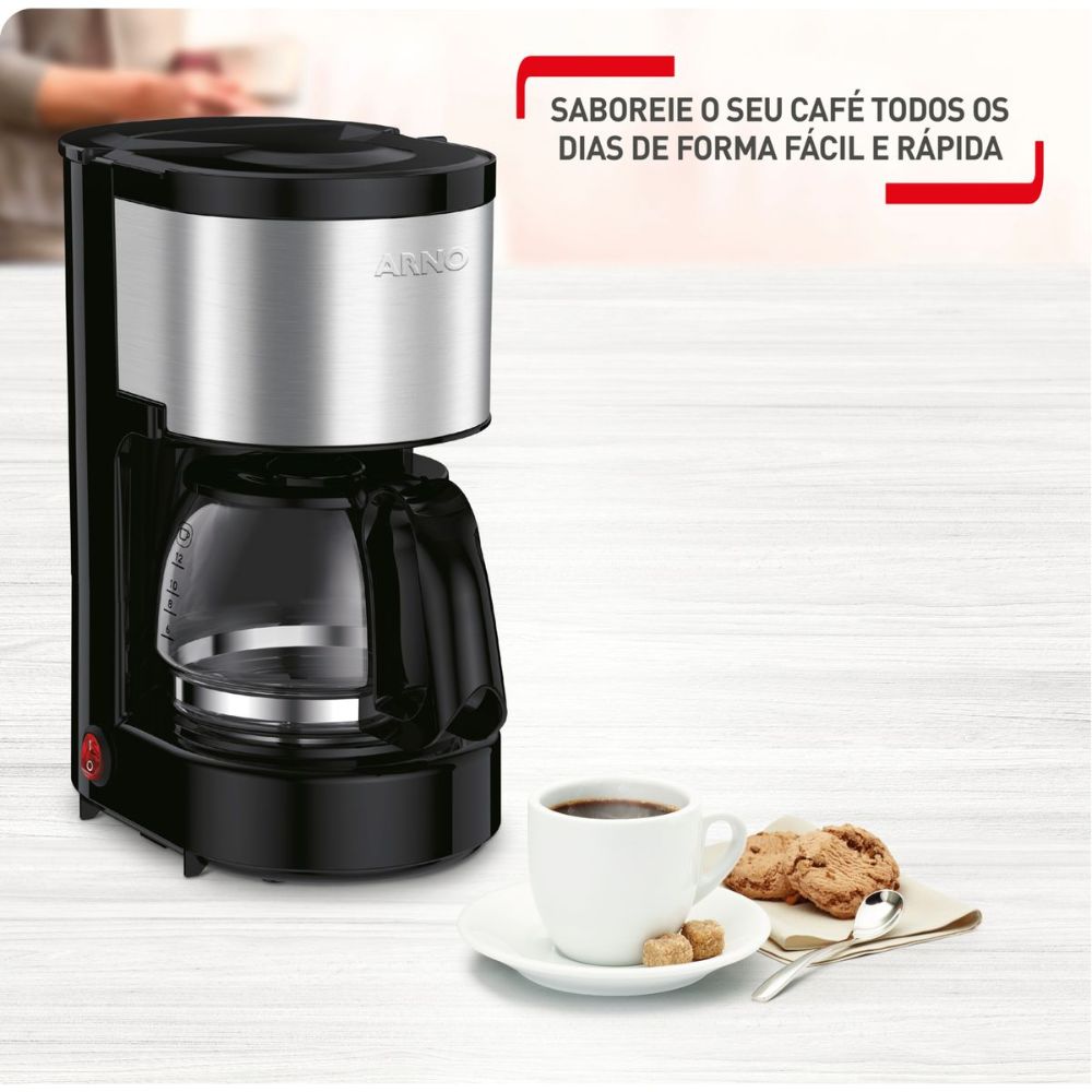 Cafeteira Arno Perfectta Filtro CFPI Inox