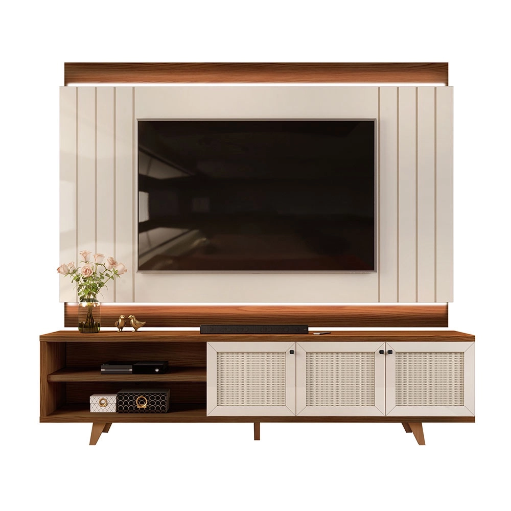 Painel e Bancada Dj Vintage Freijo / Off White (AT)