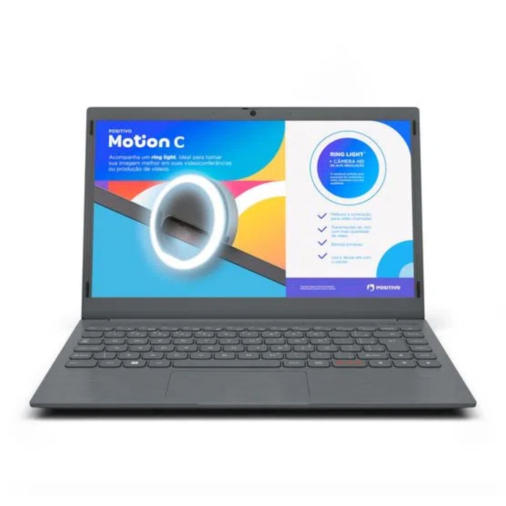 Notebook Positivo Motion Celeron Dual-Core Windows 10 64GB 4GB