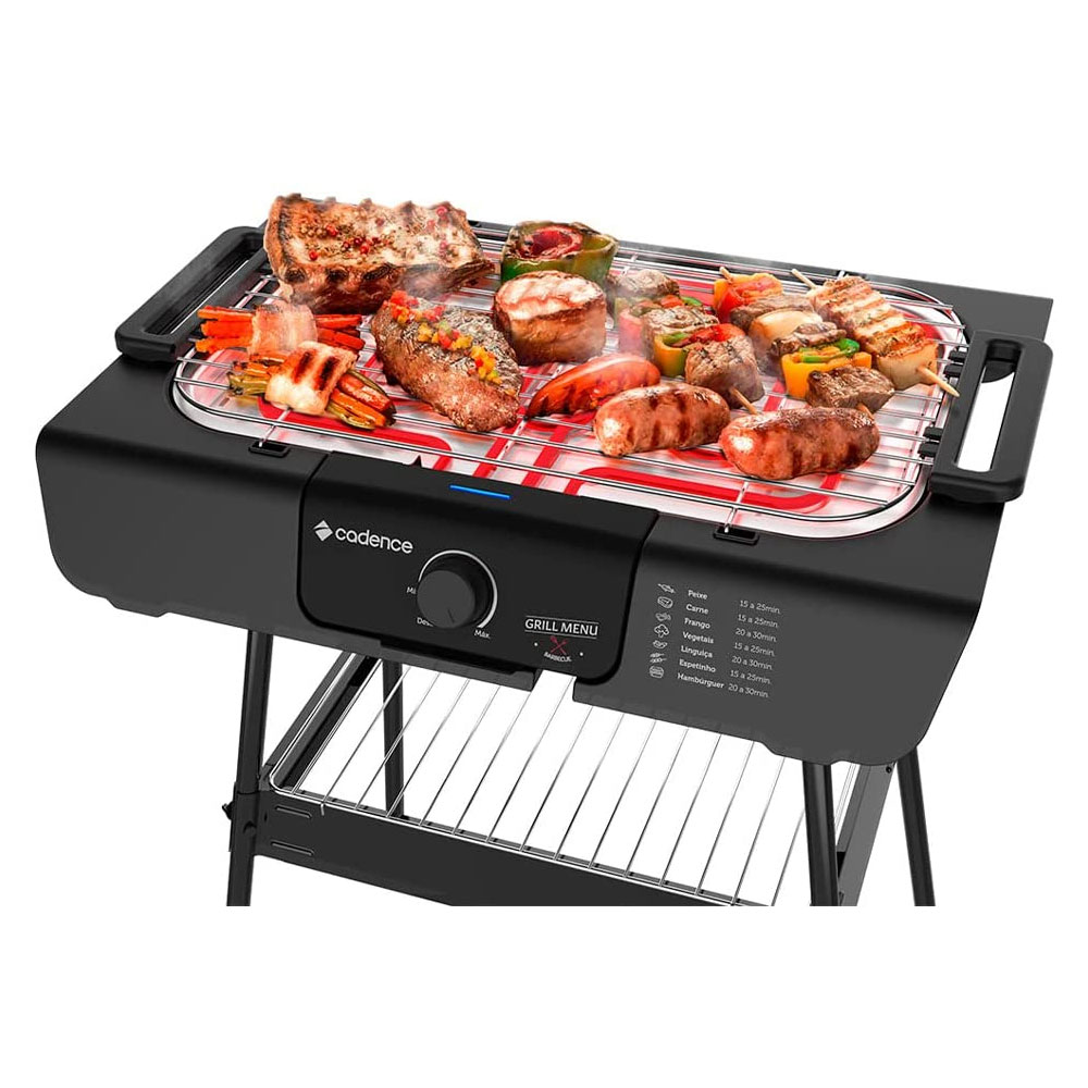 Churrasqueira Elétrica Grill Candece GLR860 Preta 220v