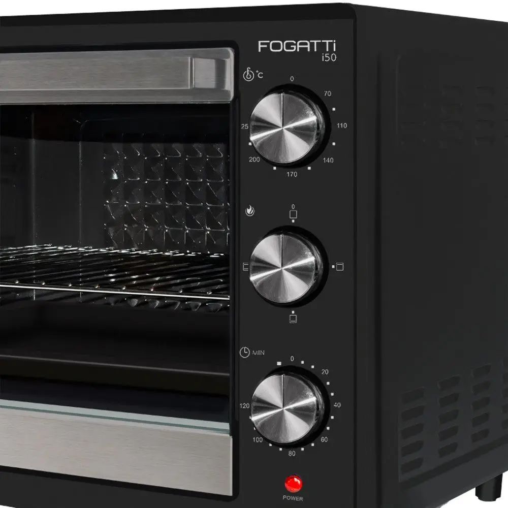 Forno Elétrico Fogatti I50 50 Litros Preto