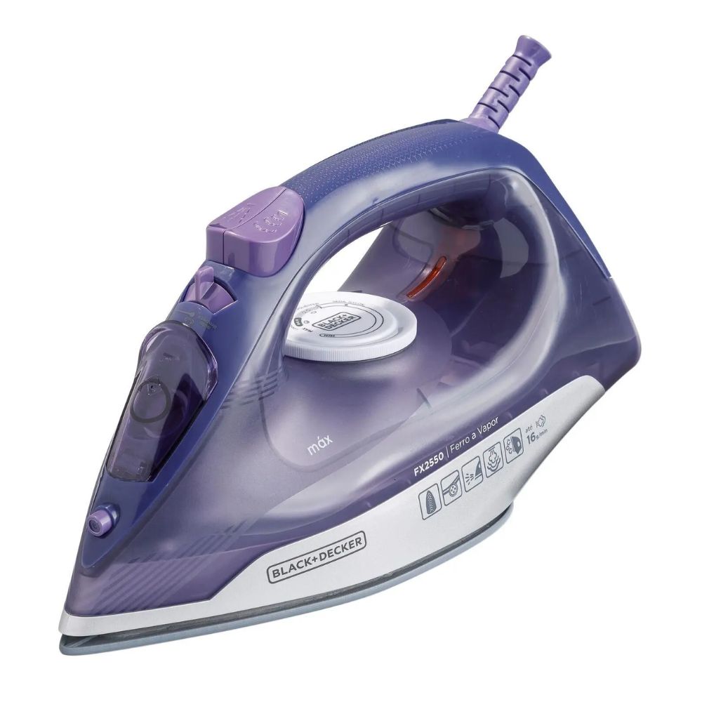 Ferro de Passar Roupa a Vapor Black+Decker FX2550 220V