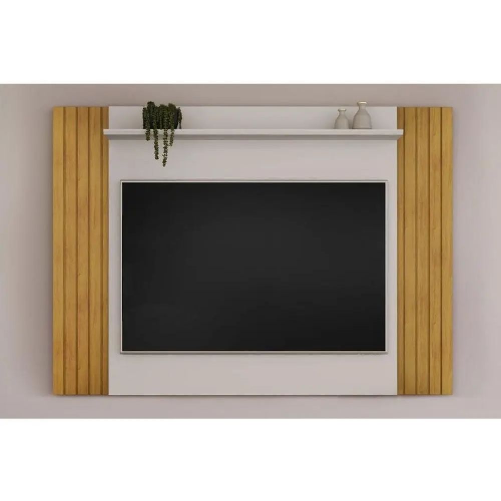 Painel Home Trend Ripado DJ Extensível Cedro/Bali