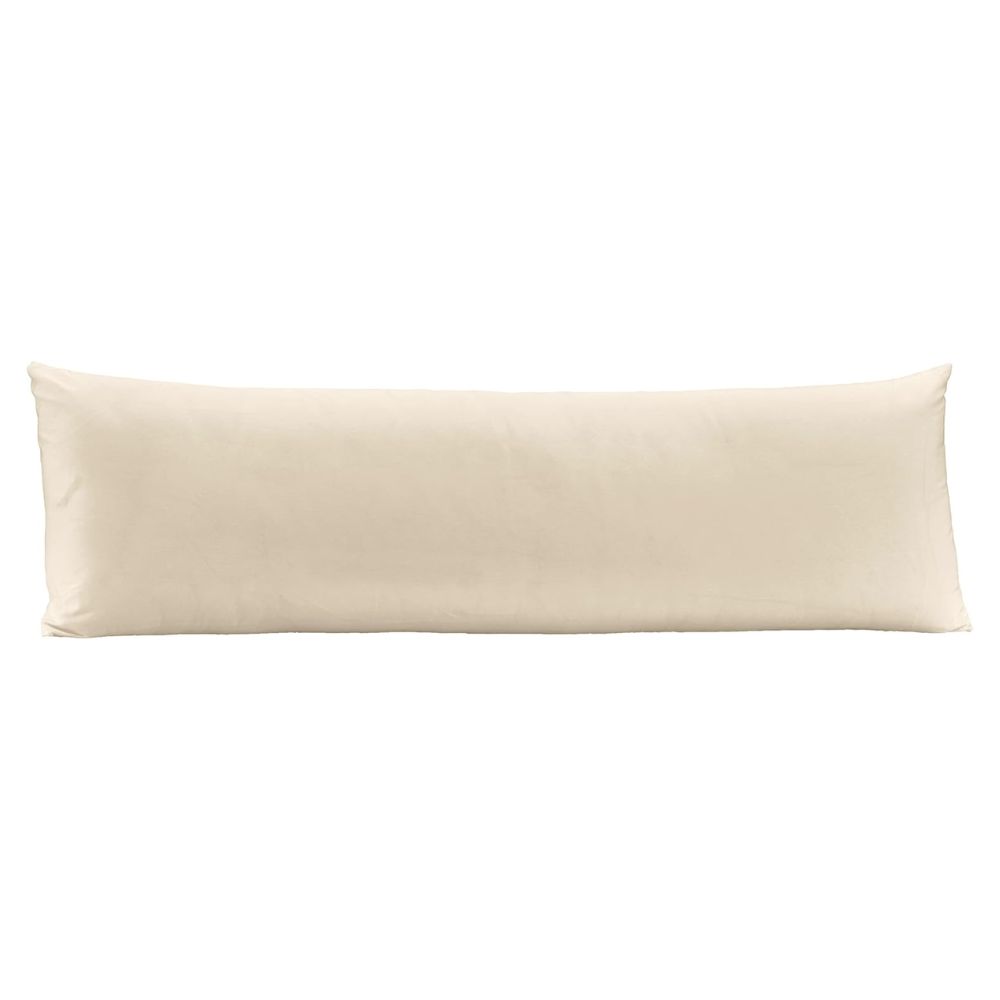 Fronha Body Pillow Toque Acetinado 40cm x 130cm Altenburg Bege
