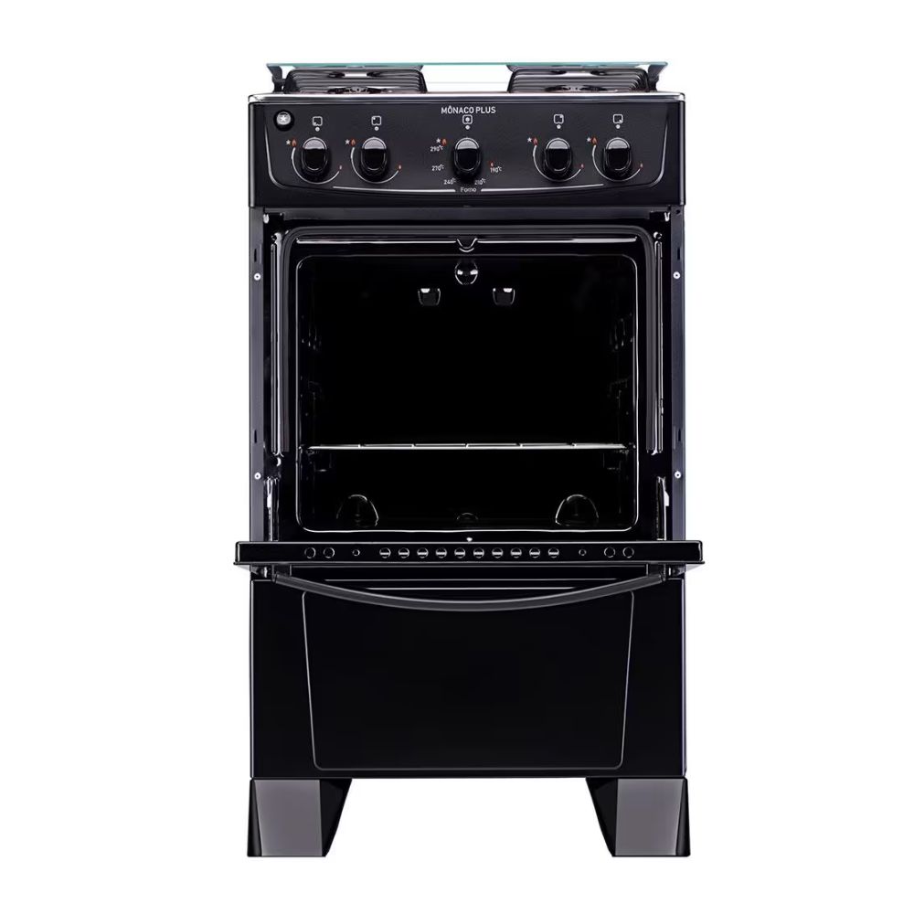 Fogão 4 Bocas com Mesa Inox Milão Plus Atlas