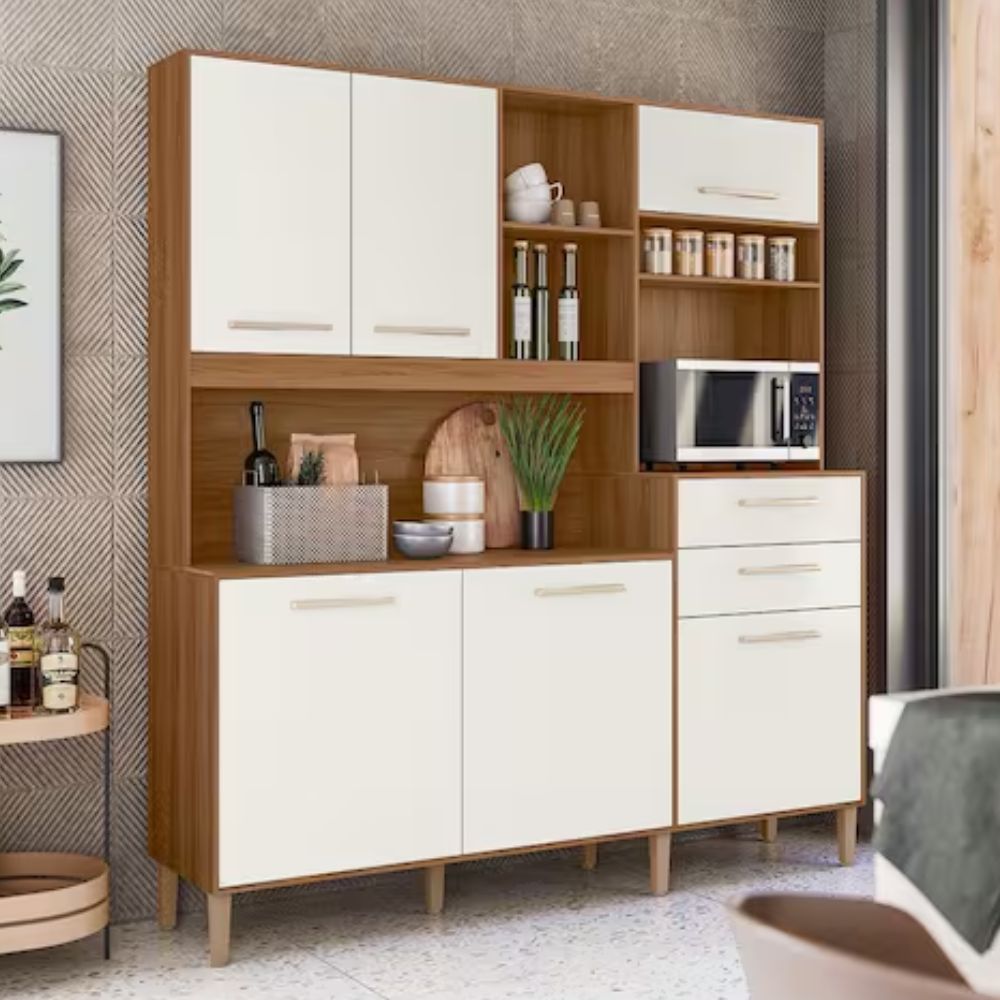 Kit Cozinha Nicioli Salsa 1.80 Ipe/Off White