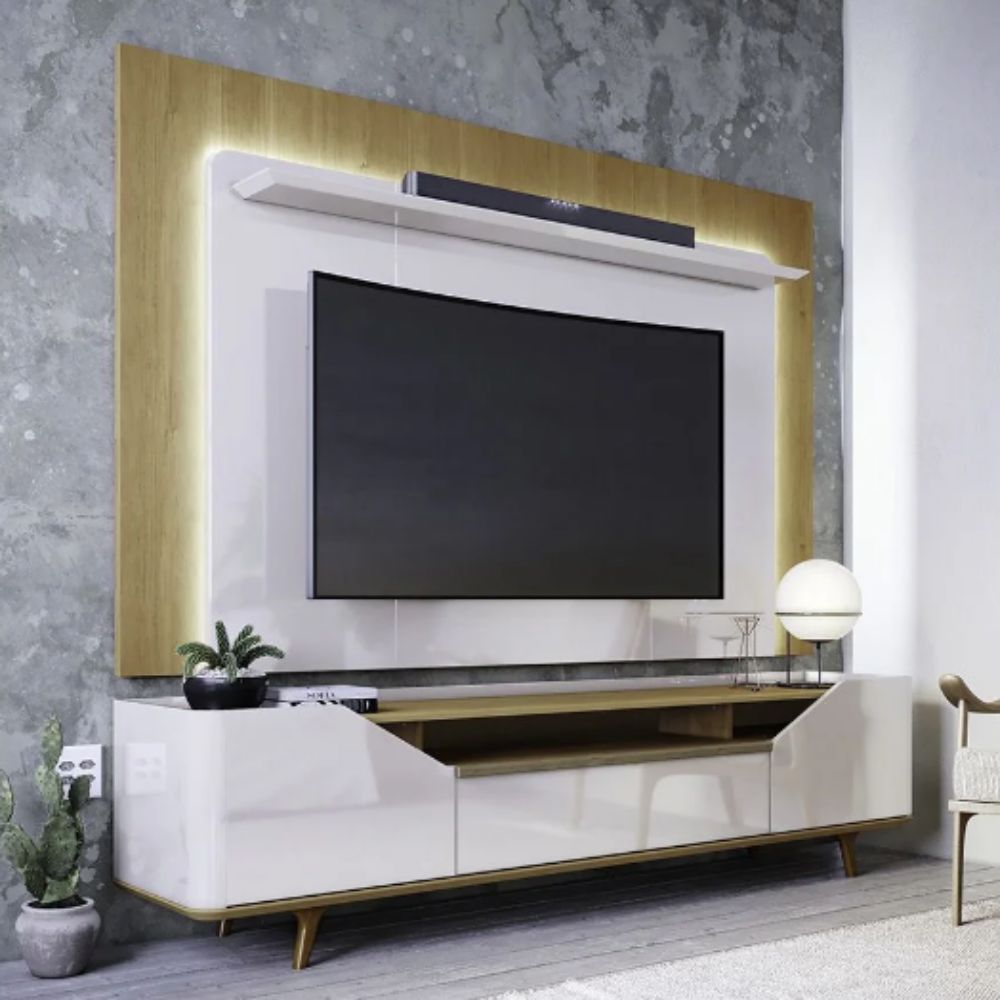 Rack Imcal Arc 2 Portas 2.6 16233 Off White/Nature