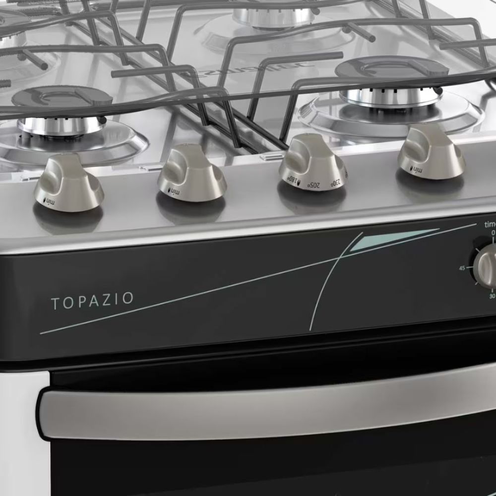 Fogão Esmaltec Topázio 4 Bocas 4030 Branco