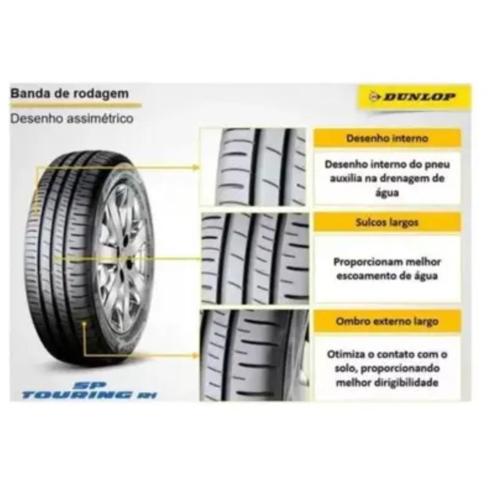 PNEU DUNLOP 175/70R14 88T SP TOURING R1