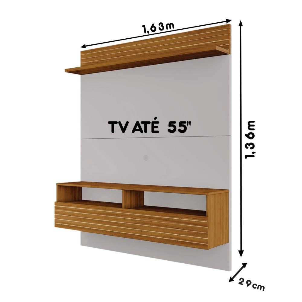 Painel Notavel Nt 1165 Ref 250 Off White / Freijo Trend (AT)
