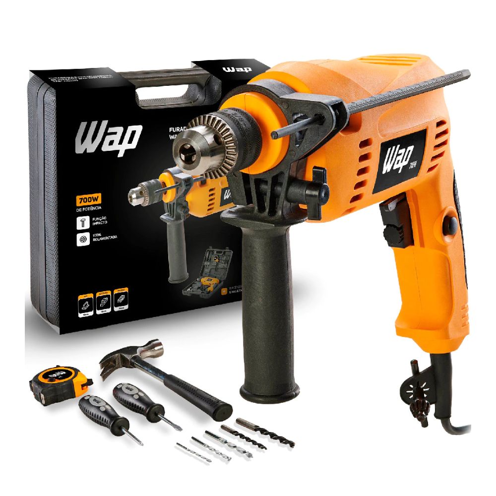 Furadeira e Parafusadeira Wap EFPI700K10