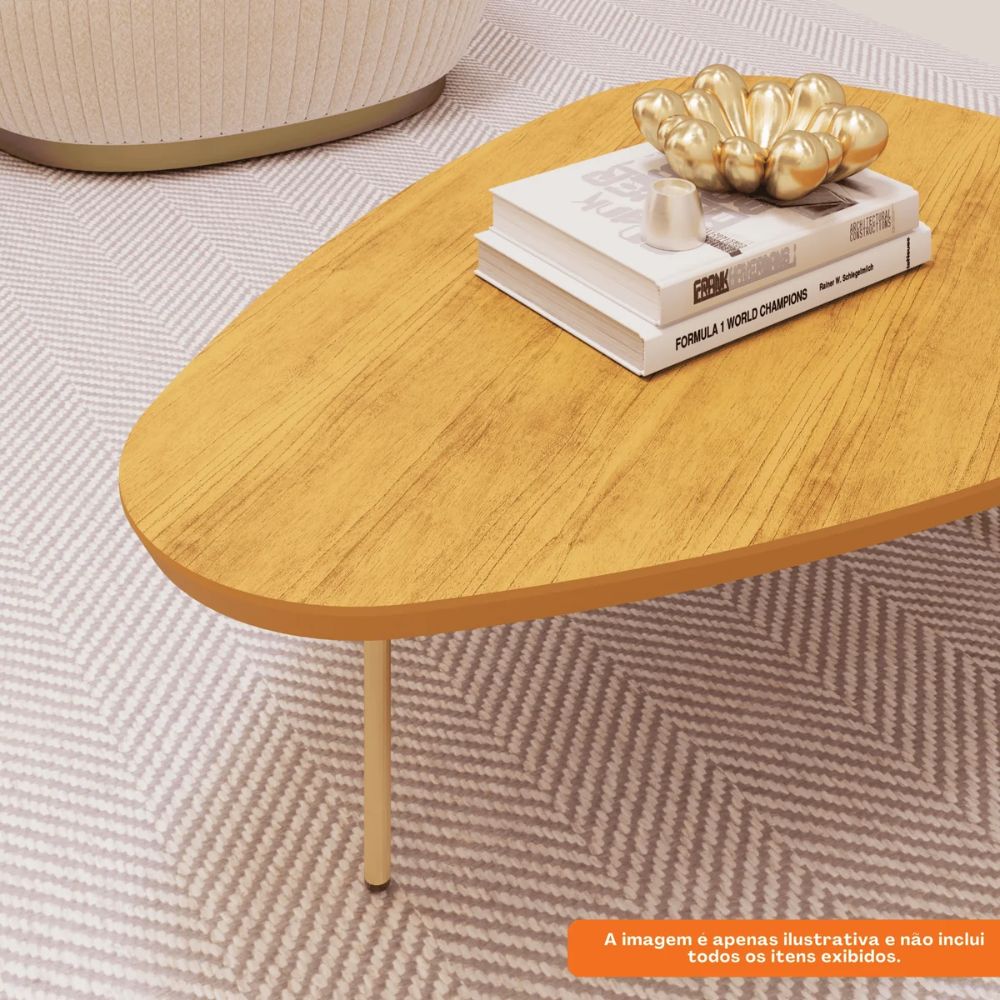 Mesa de Centro Pétala DJ Móveis Cedro