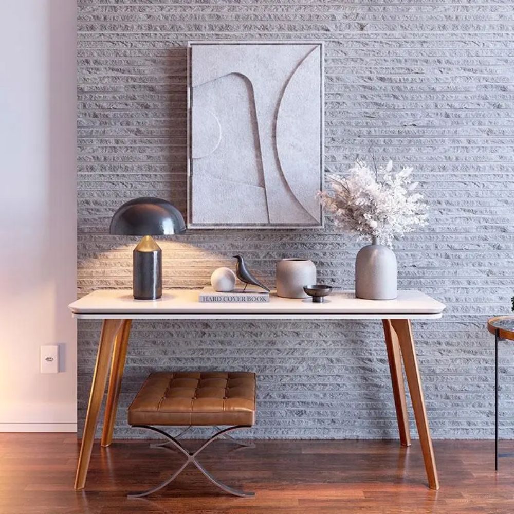 Aparador para Sala Ambiente Zuri Off White Imcal