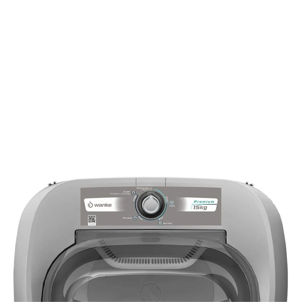 Lavadora Wanke Premium LWBE150T 15kg Silver