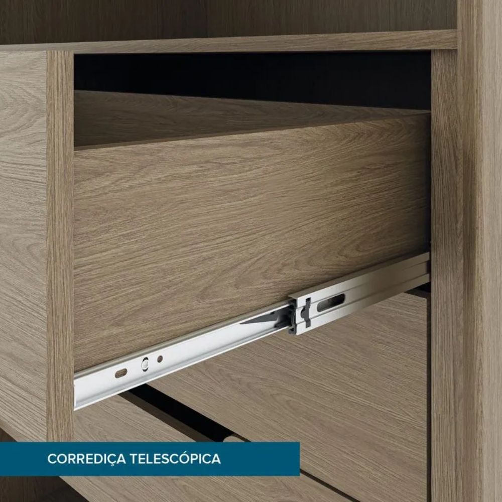 Guarda-Roupa Casal 6 Portas Rimo New Guarapari Branco