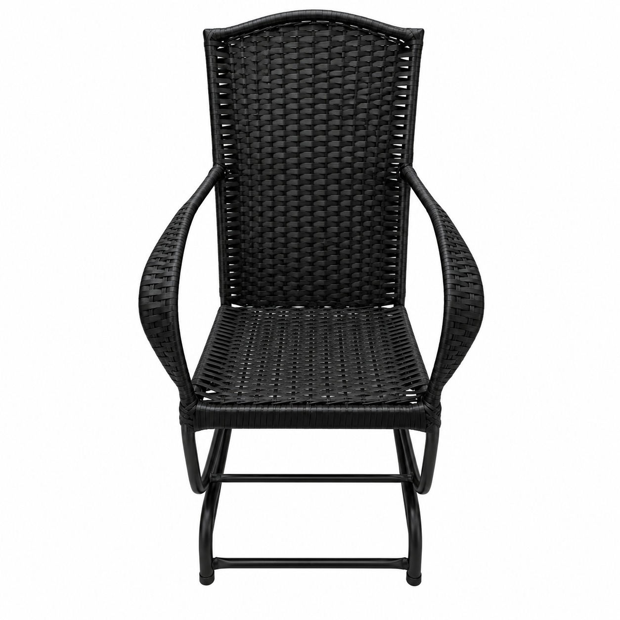 Cadeira de Balanço J Santos Nylon  3 Molas Preta