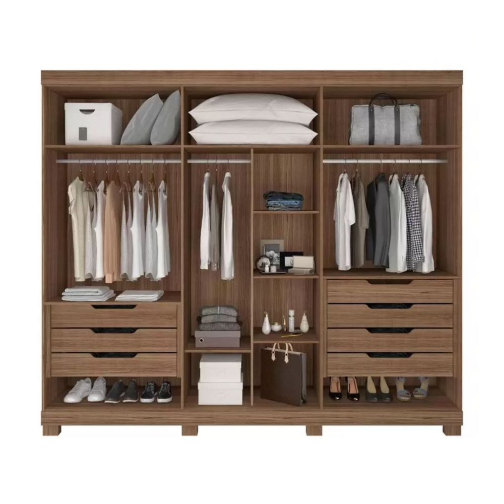 Guarda Roupa Rimo Guarapari Plus 6 Portas Freijo/Off White