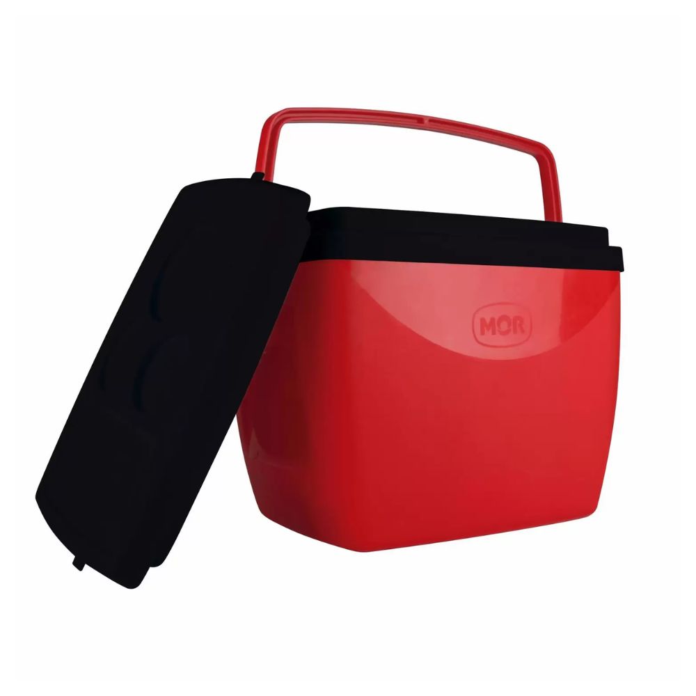 Caixa Térmica 18L Vermelho com Preto MOR