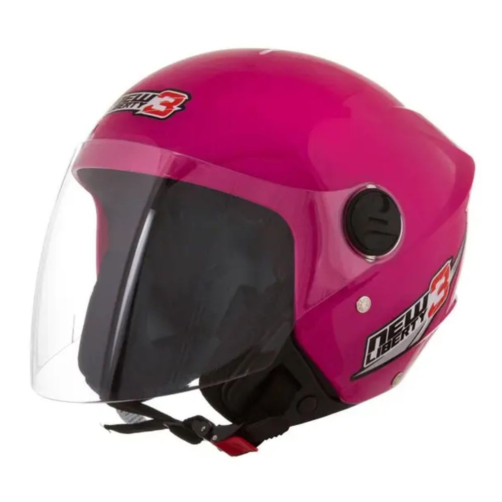 Capacete ProTork Liberty 3 New CAP-488RS Tam 58 Rosa