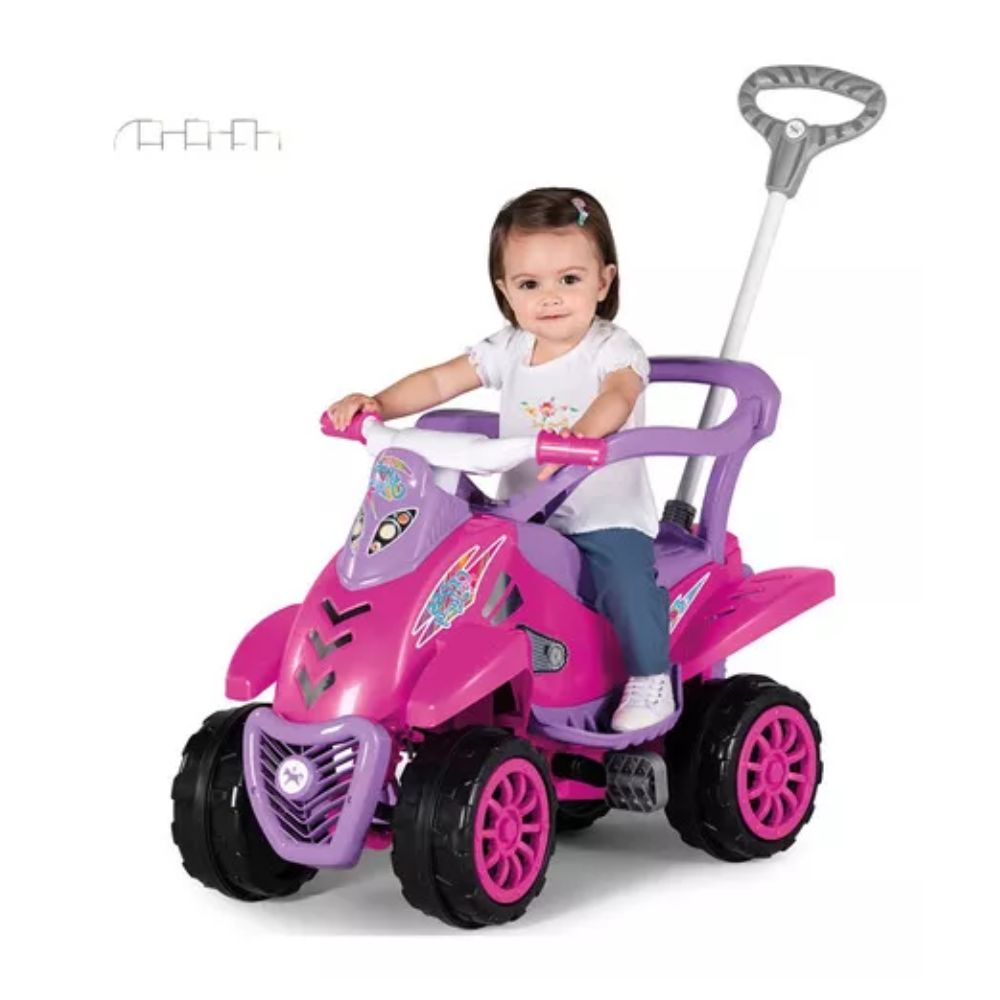 Quadriciclo Infantil Calesita Cross Legacy Pink