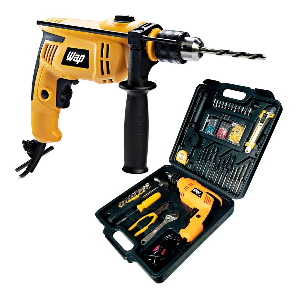 Furadeira Wap de Impacto 3/8" 600w EFI600K10 Com Maleta