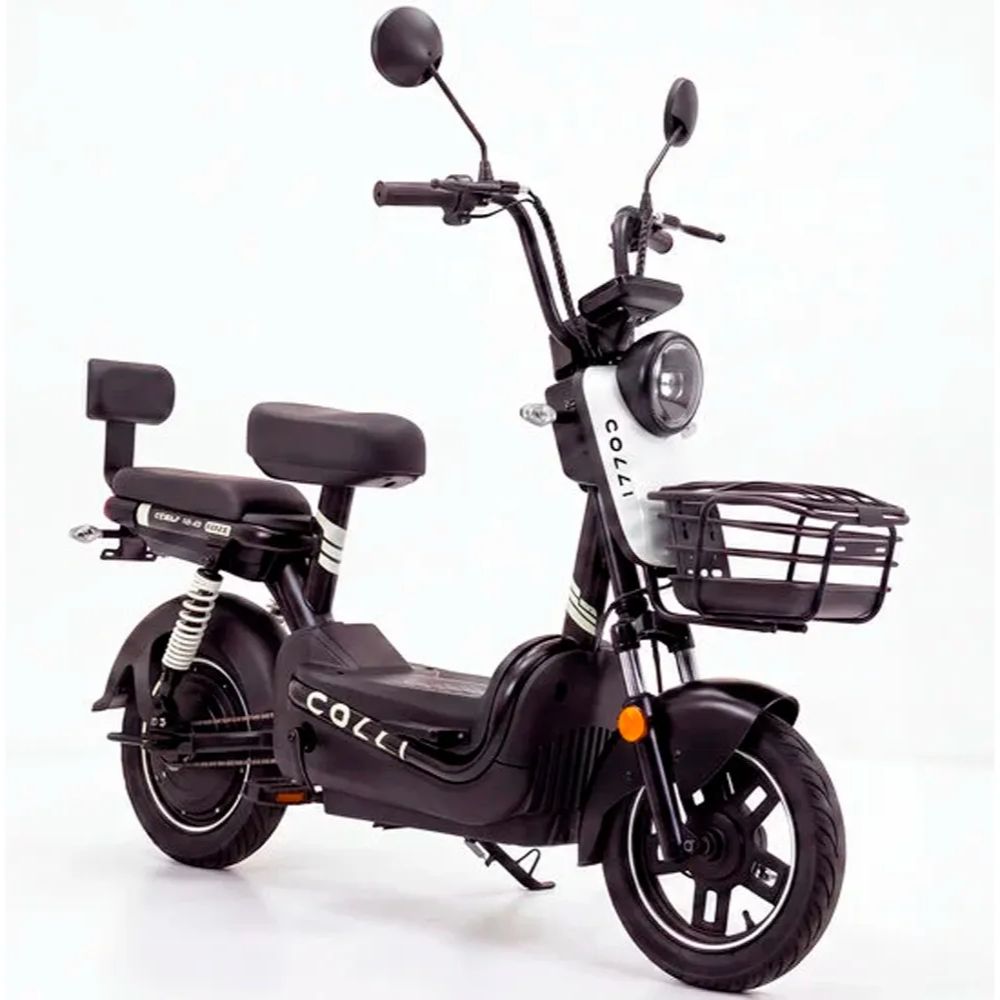 Bicicleta Elétrica Aro 14" Colli Way 4.0 Pro 1000W Branca