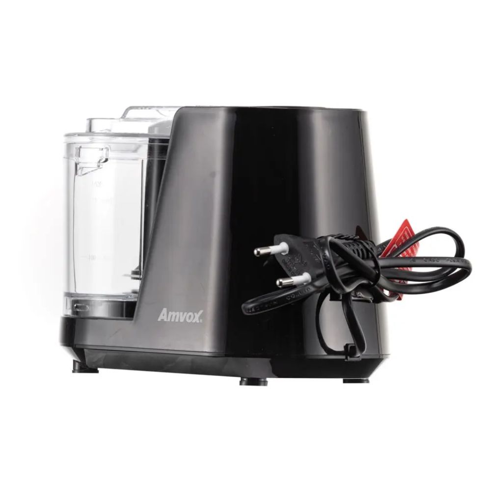 Mini Processador de Alimentos Amvox APR 1001 Black 100W 220V
