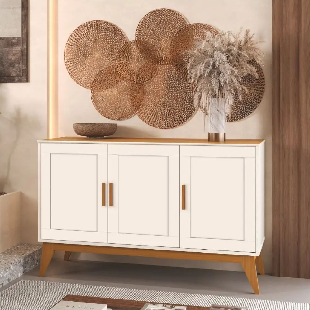 Buffet EDN Sierra 1,30m Cedro/Off White