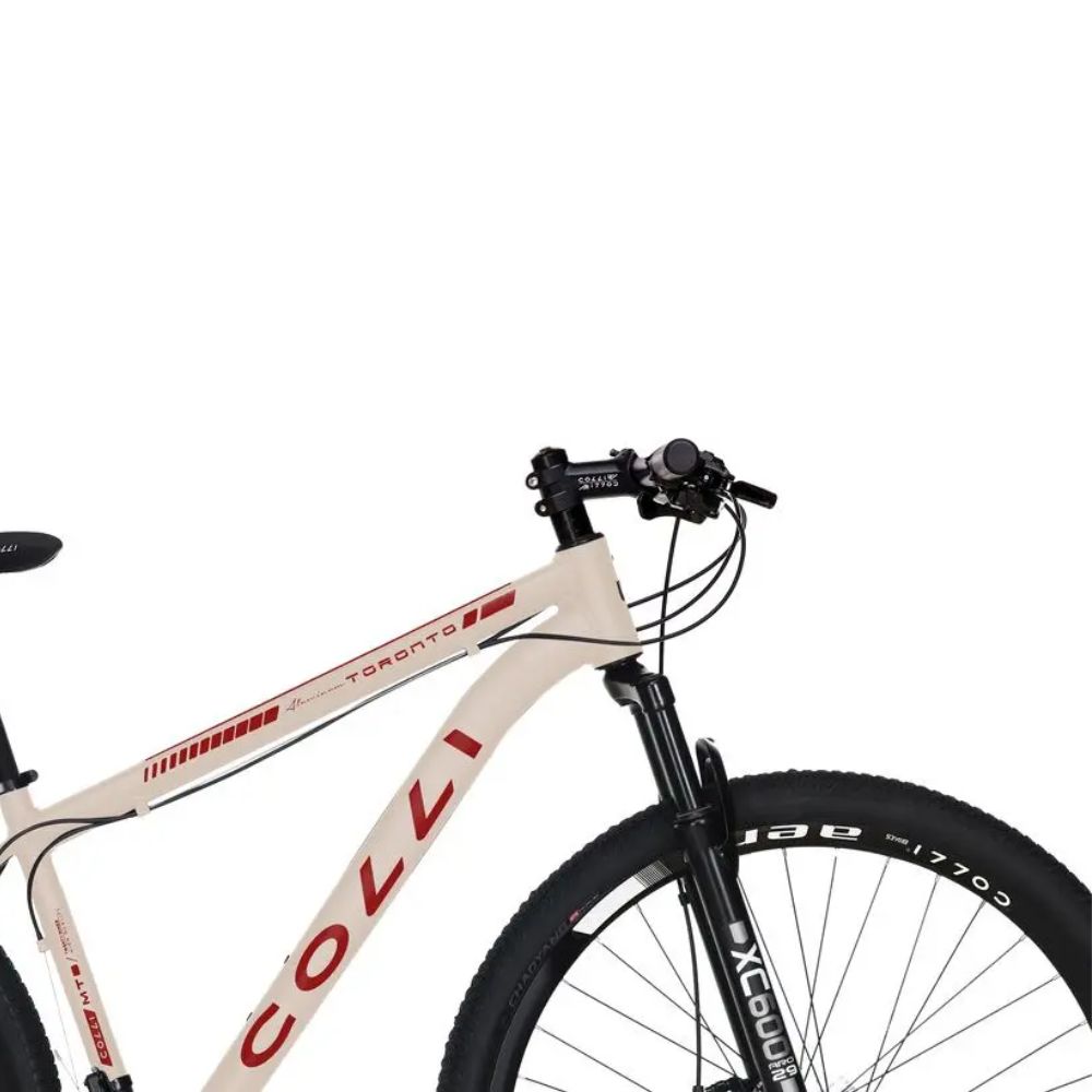 Bicicleta Colli Toronto Alumínio Aro 29 Disco-Shimano 21v Bege