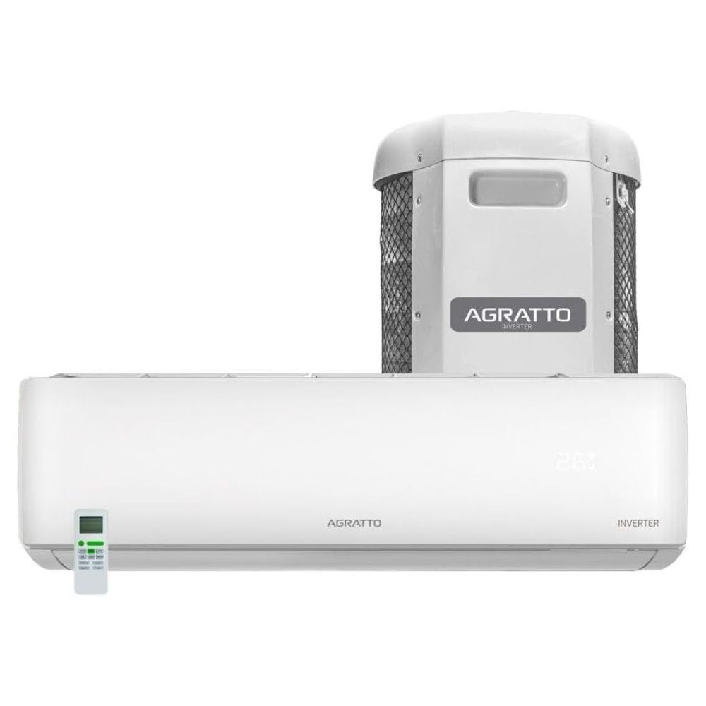 Condicionador de Ar Agratto Split High Wall 9.000 BTUs Liv Top LCST9F-02I Inverter