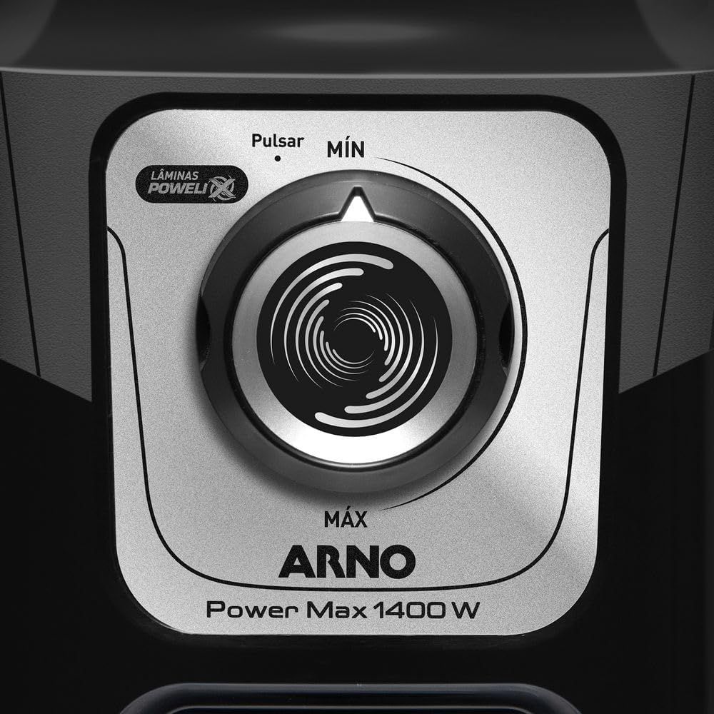 Liquidificador Arno LN65 Power Max Comfort 1400 Preto