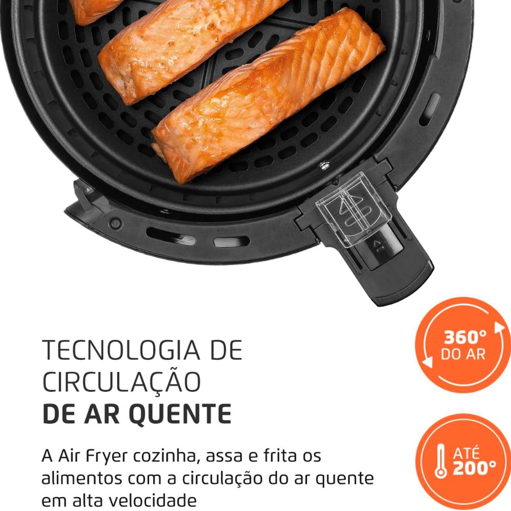 Fritadeira Mondial Air Fryer AF-36 New Pratic 3,6 Litros