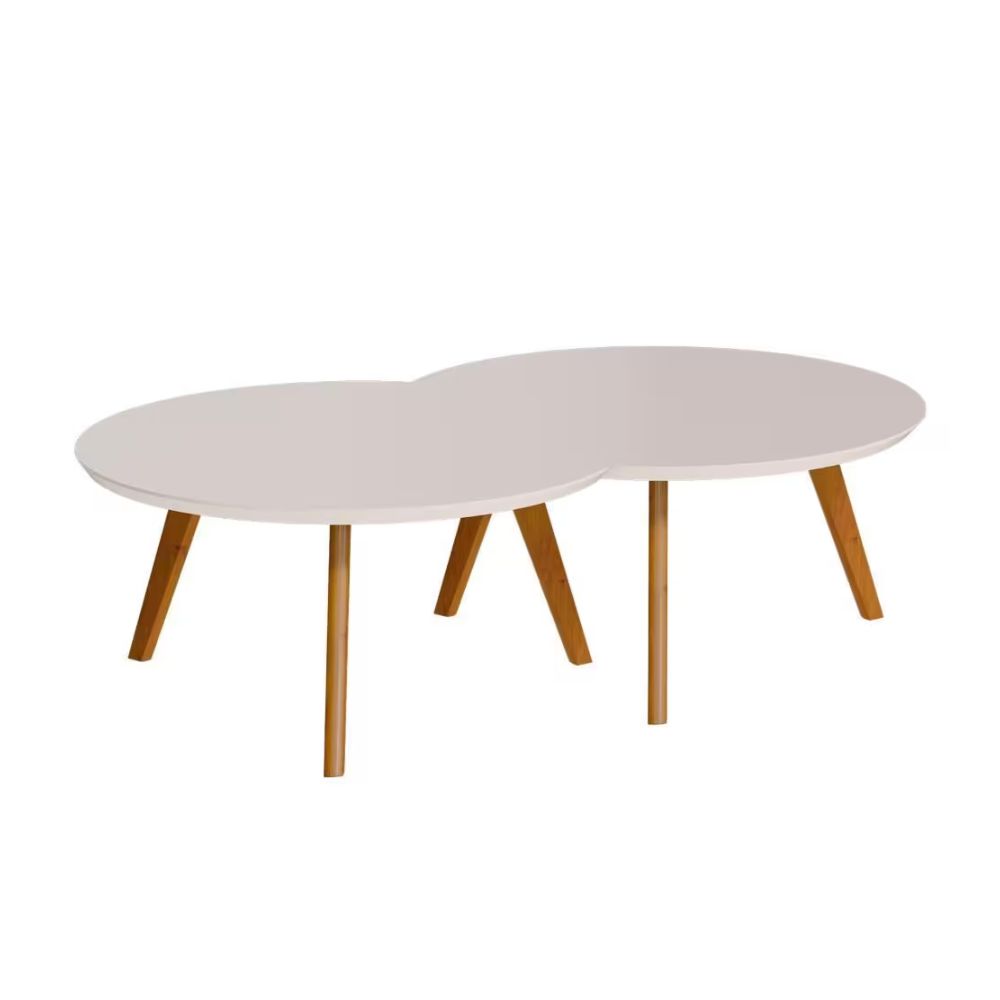 Mesa Imcal Classic Centro Luna Off White