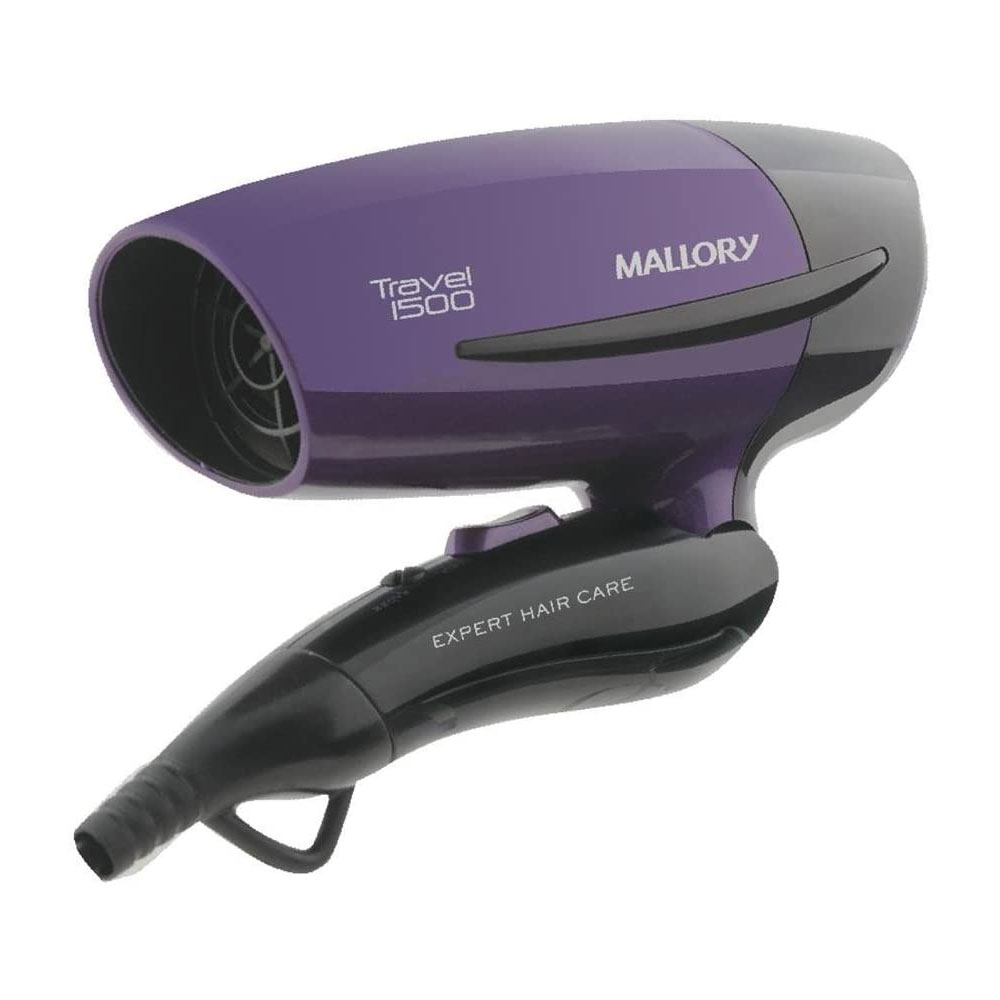 Secador de Cabelo Mallory Travel 1500 Roxo - 220w