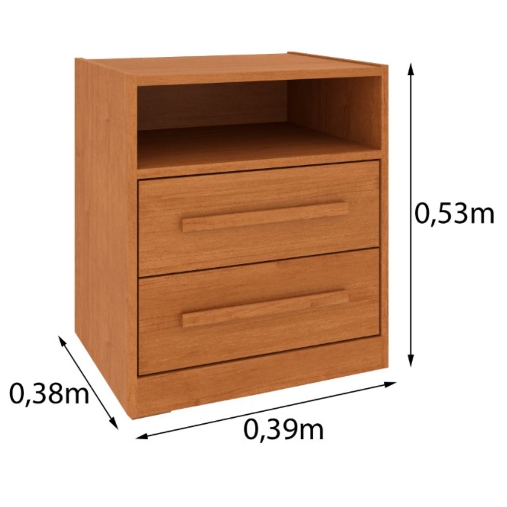 Mesa de Cabeceira Tcil Barcelona 2GV Cinamomo