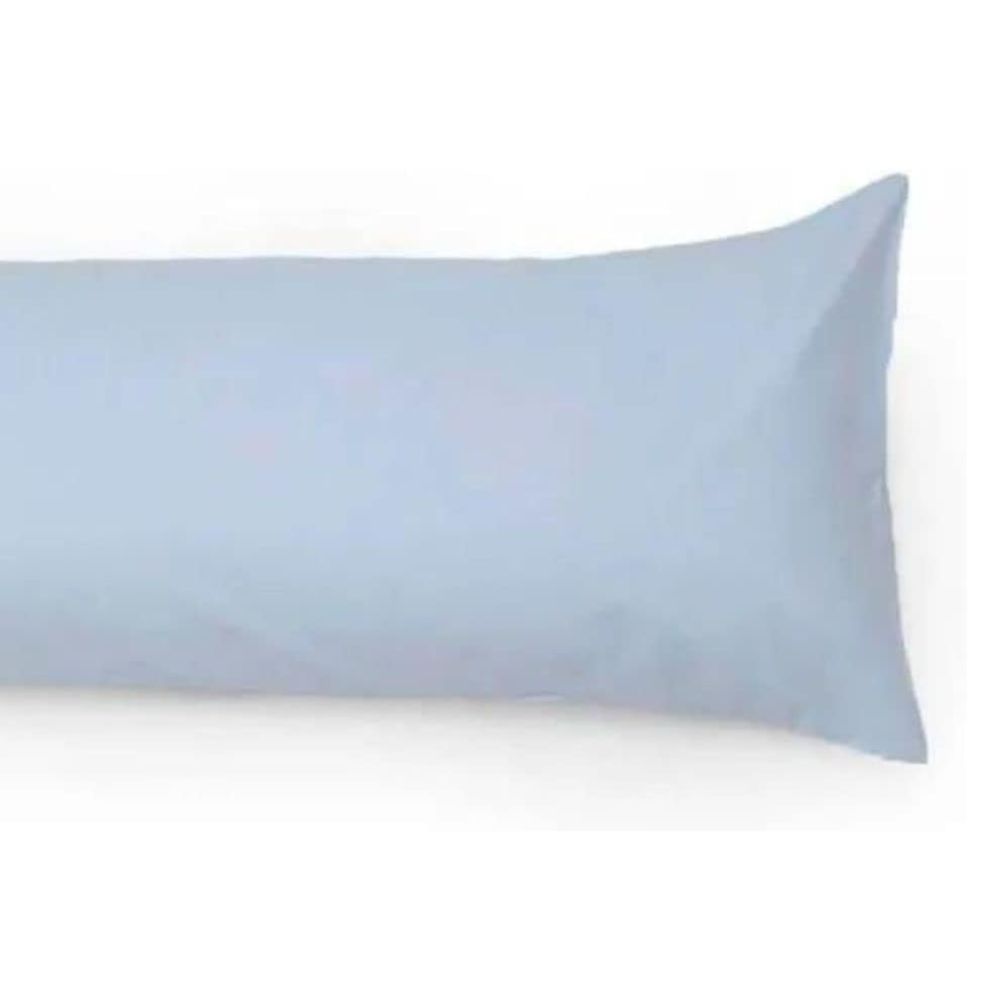 Fronha Body Pillow Toque Acetinado 40cm x 130cm Altenburg Azul