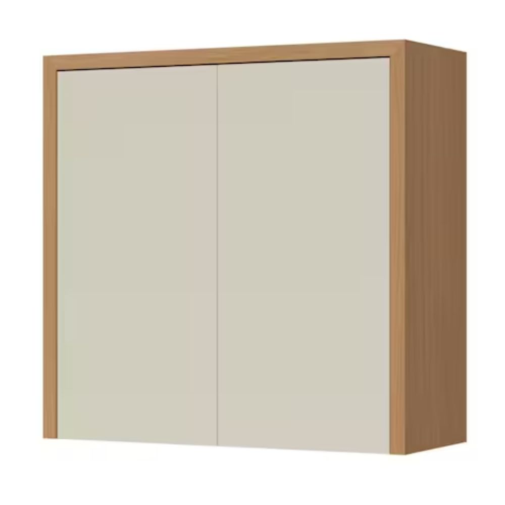 Armário Nesher Condessa 2 Portas 80cm Carvalho/Greige