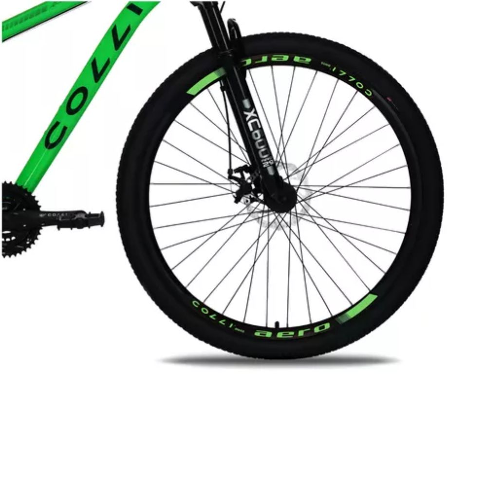Bicicleta Colli Verde Neon Toronto Aluminio Aro 29 Disco-shimano 21M