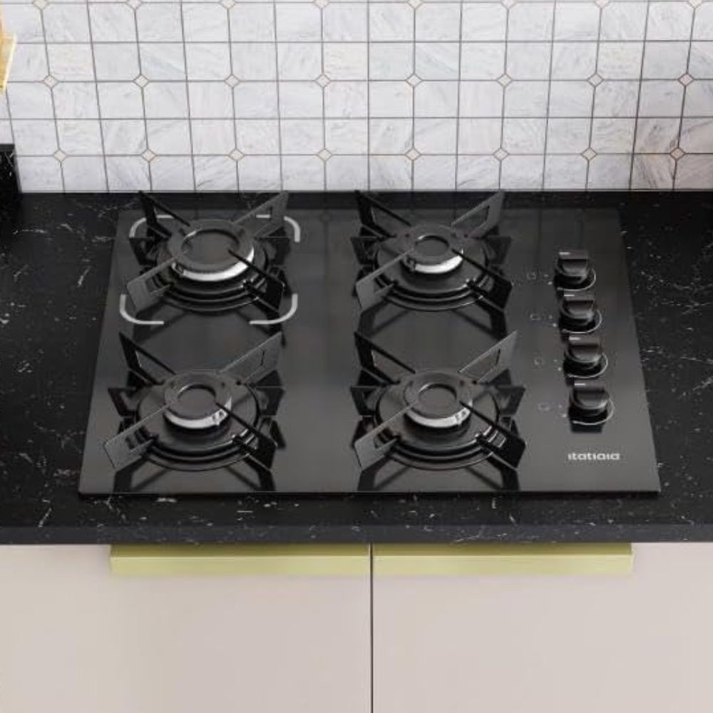 Cooktop Itatiaia Electra Plus 4 Queimadores 127/220V Preto
