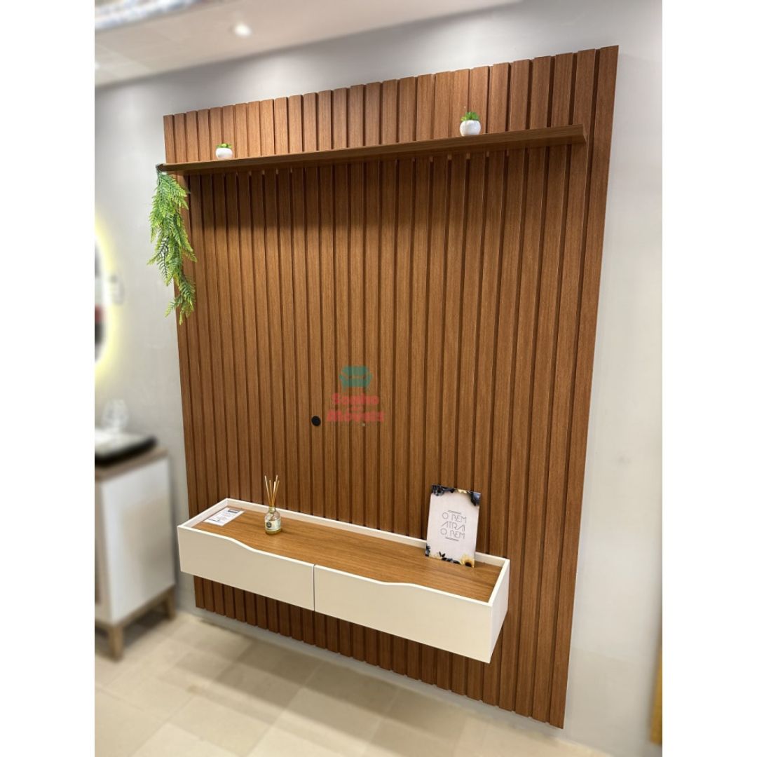 Painel e Bancada Dj Pratic 183x240 Freijo/off White
