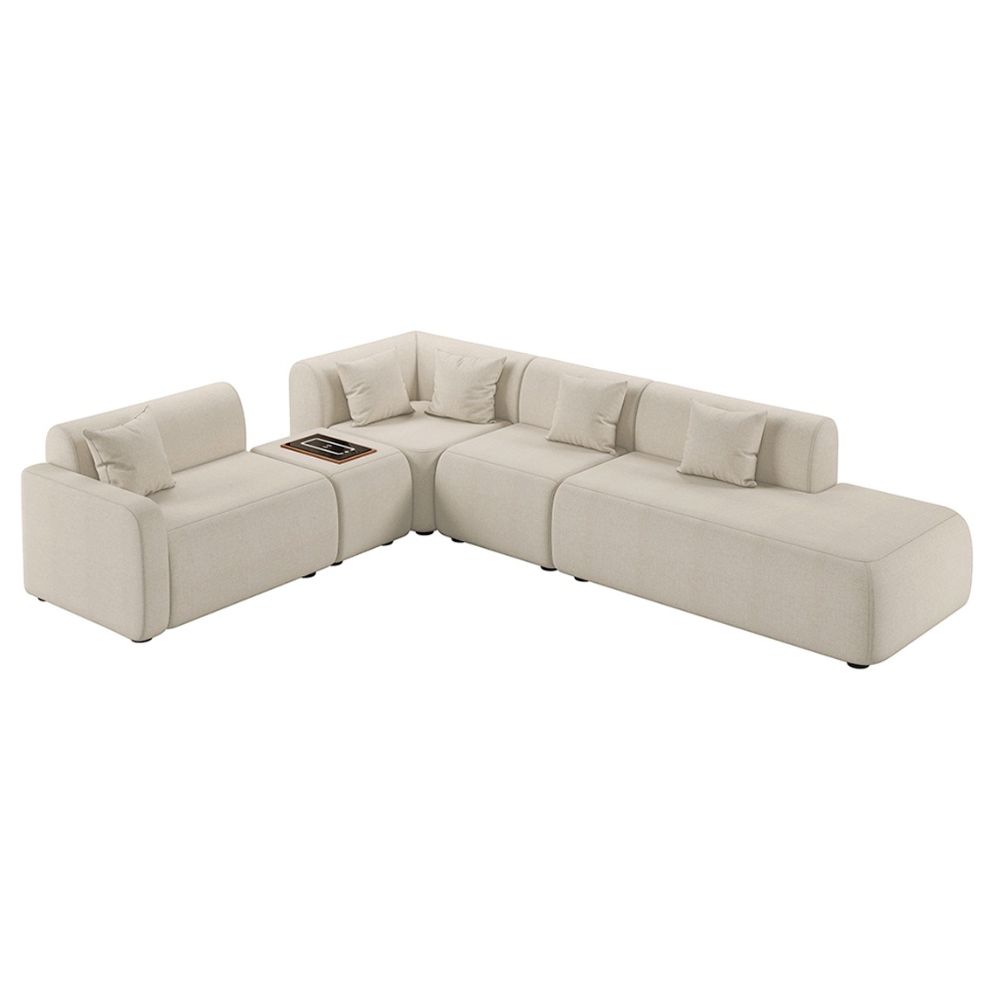 Sofá Cargo Modular com Chaise