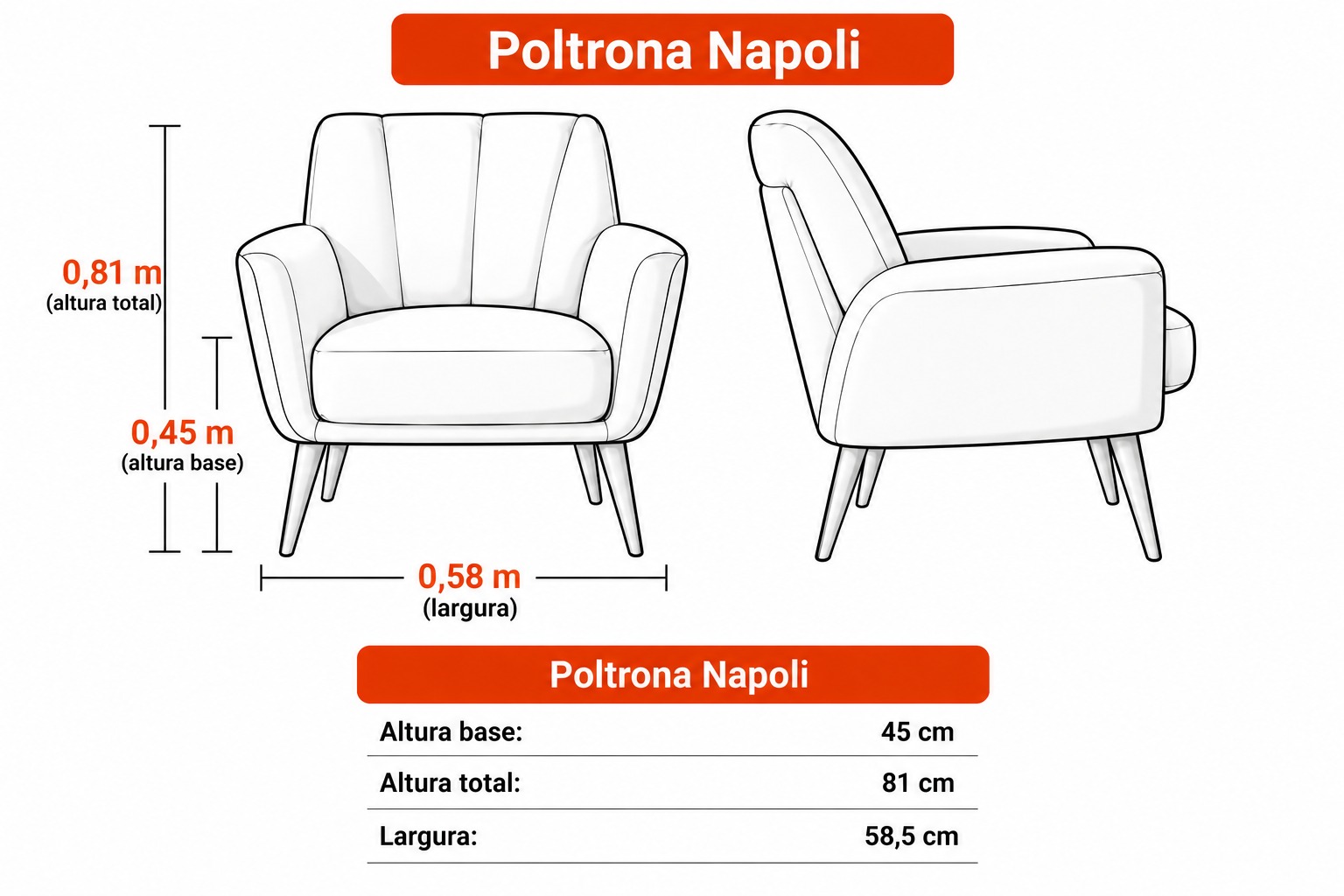 Poltrona Rover Napoli