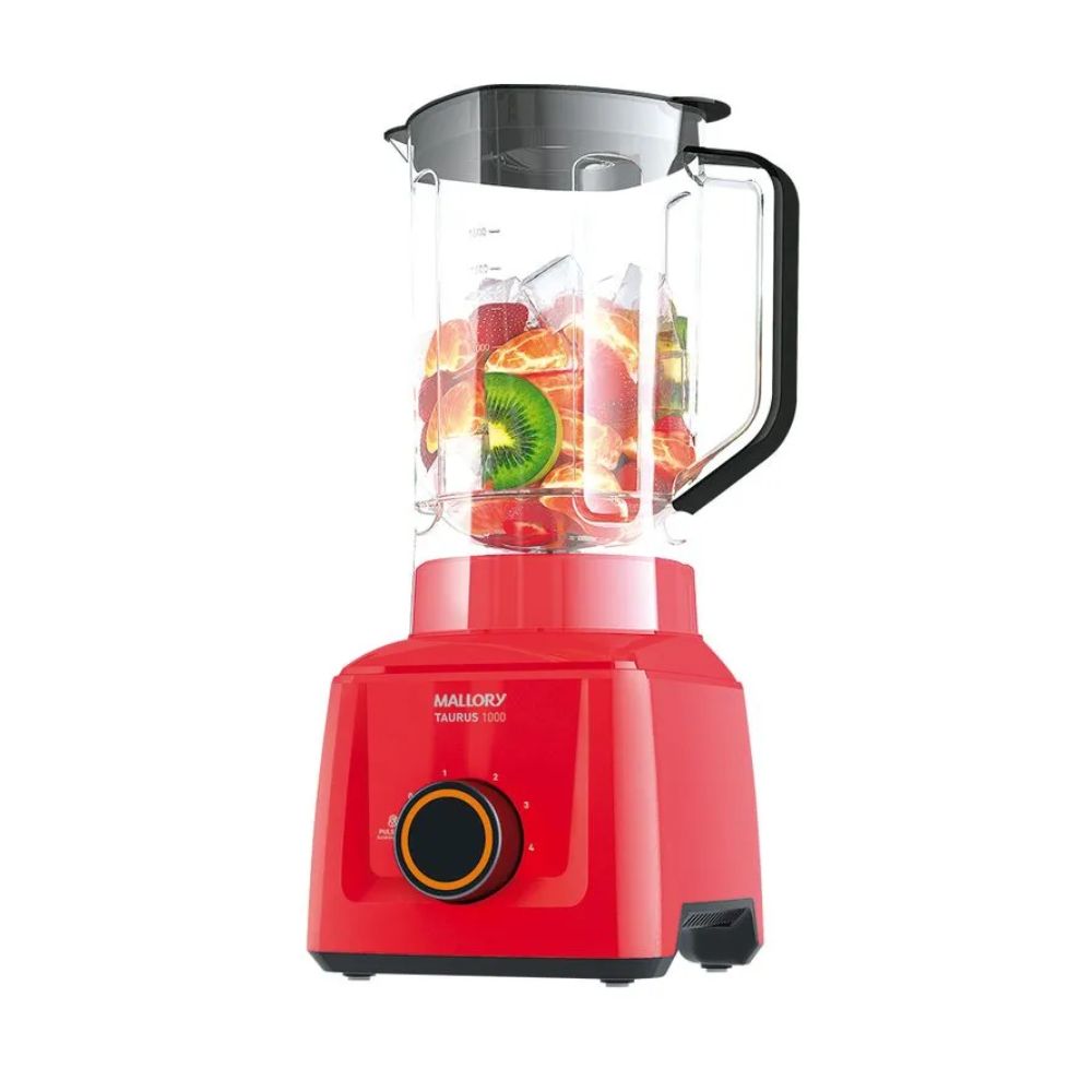 Liquidificador Mallory Taurus 1000W Vermelho