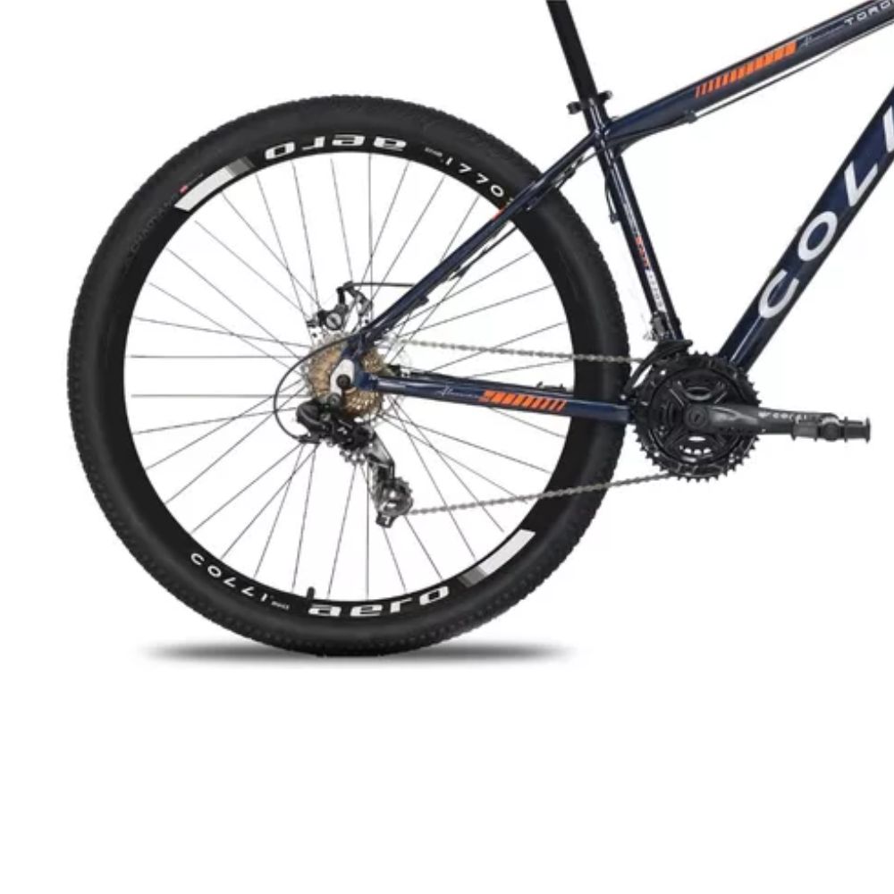 Bicicleta Colli Toronto Aluminio Aro 29 Disco-shimano 21M Cor Azul Metálico