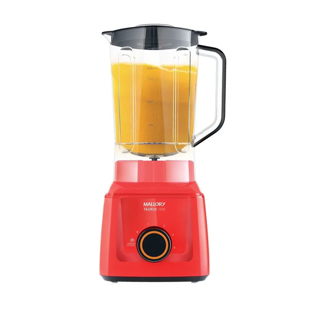 Liquidificador Mallory Taurus 1000W Vermelho