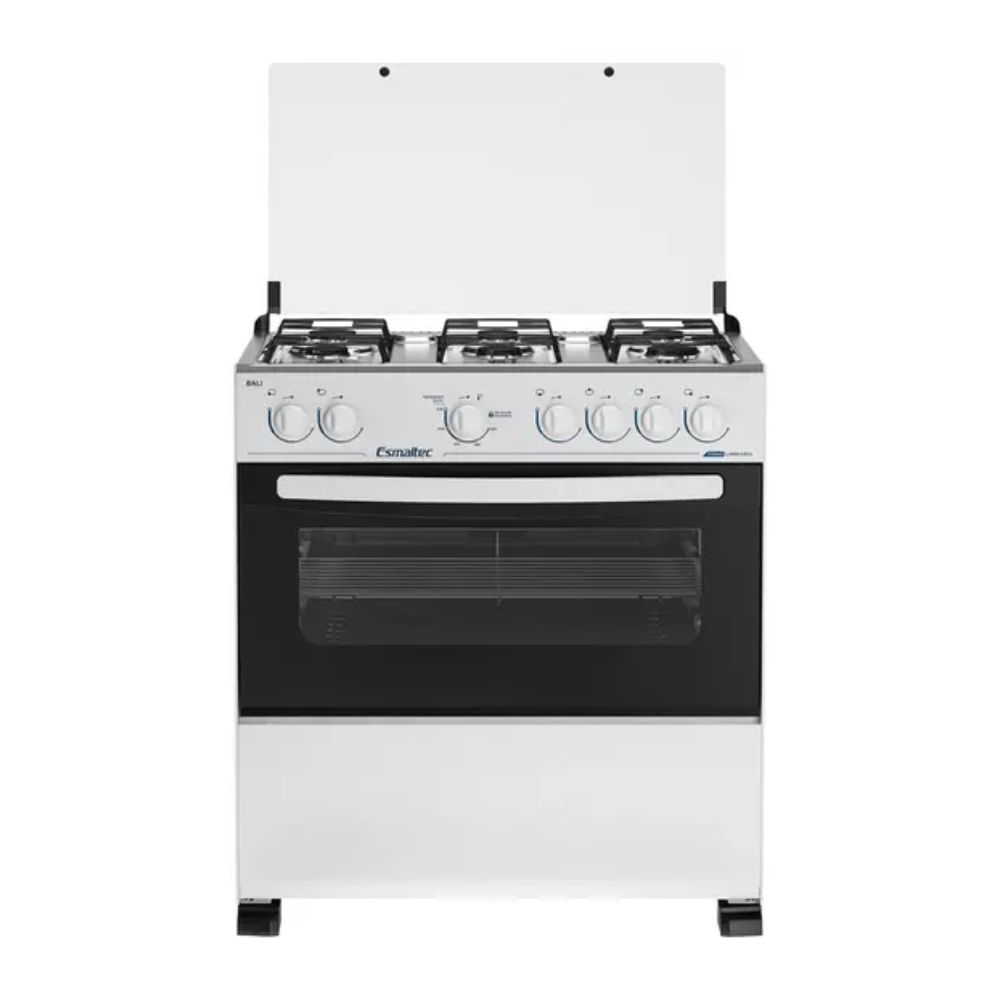 Fogão Esmaltec Bali 6 Bocas Acendimento Manual Branco